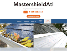 Tablet Screenshot of mastershieldatl.com